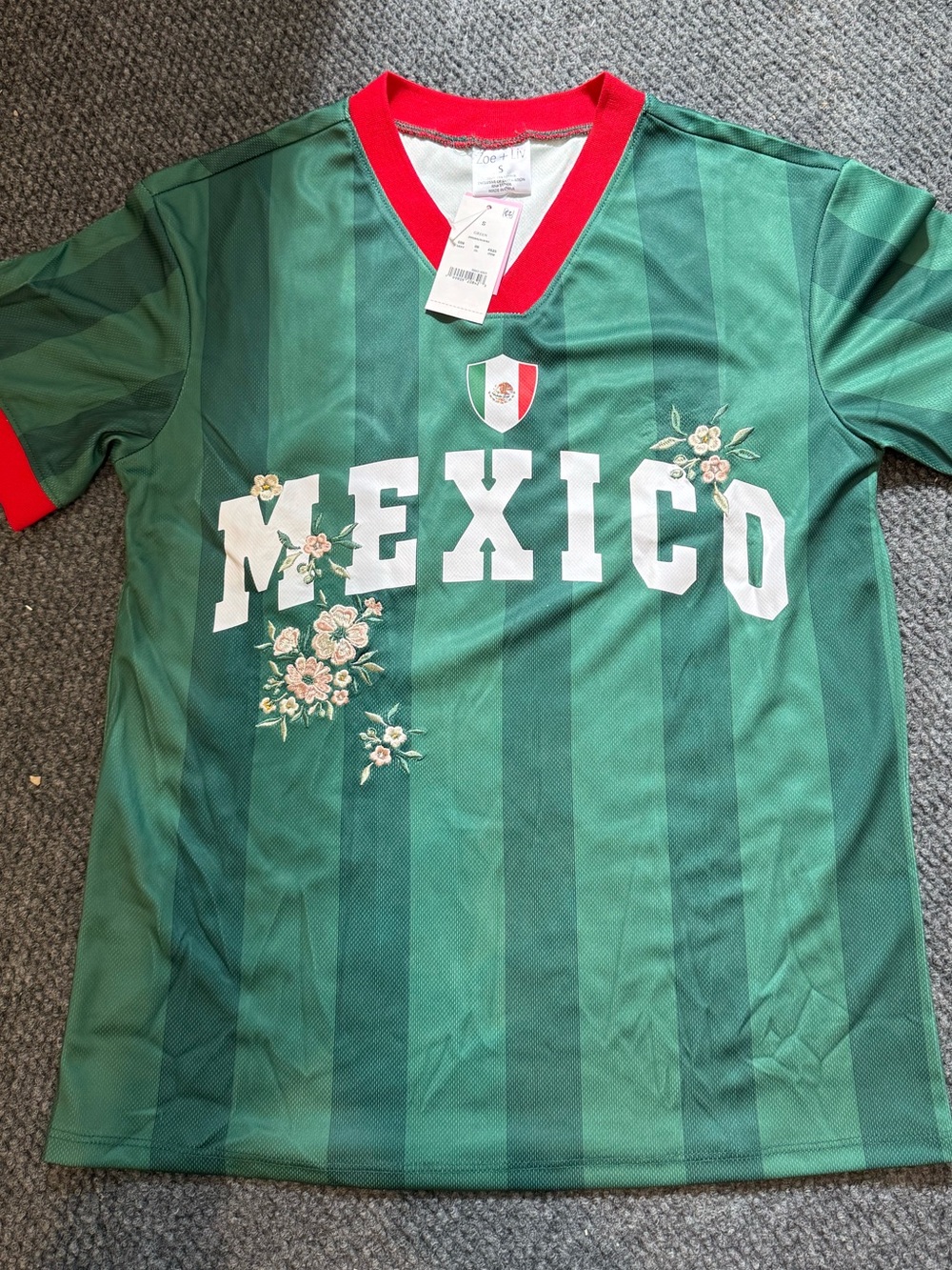 Target 2026 World Cup Mexico Floral Soccer Jersey Zoe&Liv Zoe + Liv